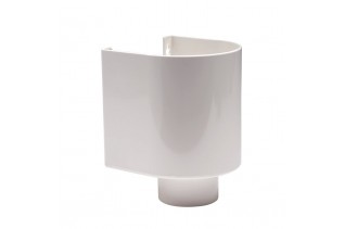 Dyka pvc vergaarbak 80 mm Wit