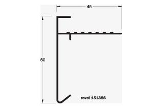 Roval aluminium daktrim 60...