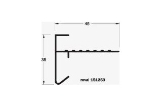 Roval aluminium daktrim 35...