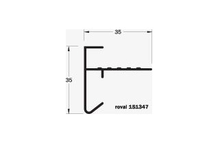 Roval aluminium daktrim 35...