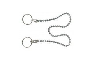 kogelketting chroom 50 cm