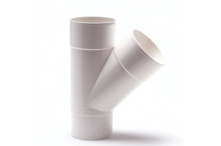 hwa T-stuk VSE 45gr. 100 Wit