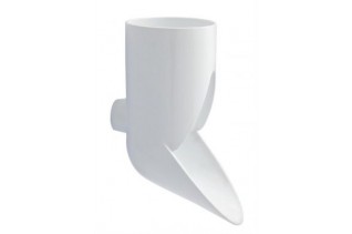Nicoll PVC-Ti uitloop wit Ø80