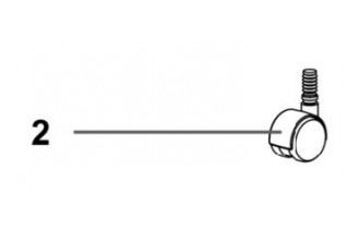 wiel voor wagentje - RTRT42006