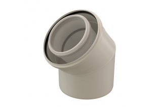 UbiFit Bocht 45° Push-Fit...