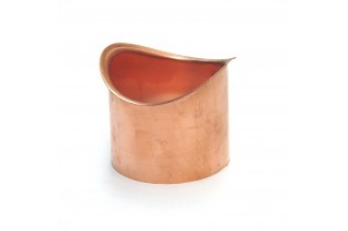 koperen tapeind ovaal 80mm