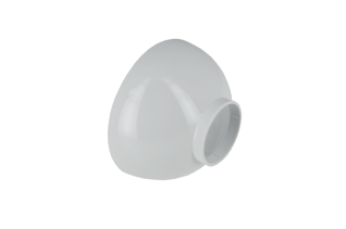 BONFIX Rozet 32 mm wit