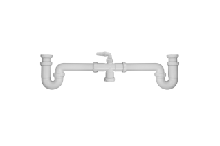 BONFIX Buissifon 2 x 6/4" x...