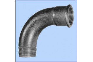 zwart malleable lange bocht...
