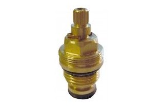 Kraanspindel 1/2" messing