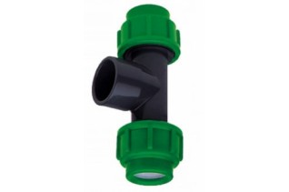 PVC x PE T-stuk 25 x 32 x25