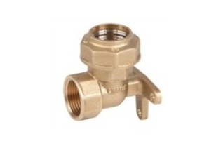 messing muurplaat...