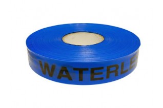 waarschuwingsband water...