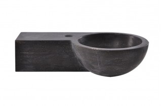 Raw fontein links rond...