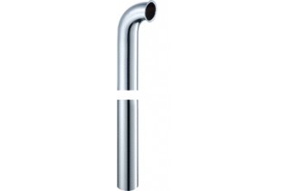 vloerbuis 6/4"x 580 mm, chroom
