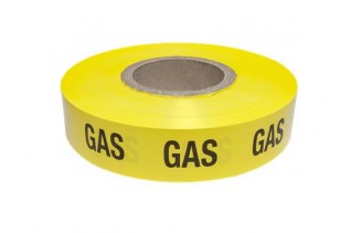 waarschuwingsband gas geel...