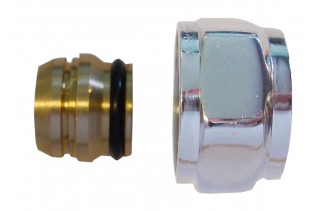 Riko luxe adaptor 15mm chroom