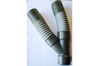 flex. pvc aansluitstuk T 40
