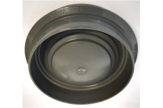 kombikap 110 mm grijs