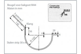 gootbeugel Klang+Lip 30x5mm...