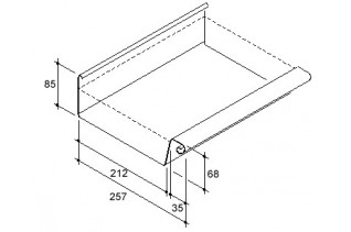 zinken Bakgoot 44 - 3000 x...